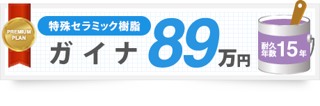 特殊セラミック樹脂 ガイナ 78,98万円 耐久年数15年